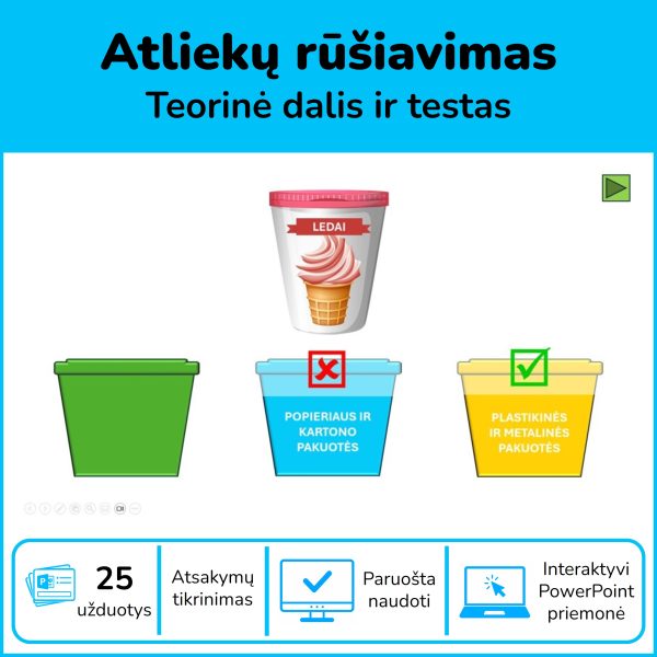 184-atlieku-rusiavimas-pptx Atliekų rūšiavimas – PowerPoint mokomoji priemonė su teorija ir 25 interaktyviomis užduotimis vaikams