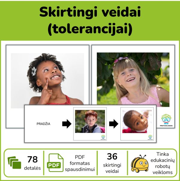 P109-veidai-tolerancijai-pdf Tolerancijos ugdymas – kortelės edukaciniams robotukams