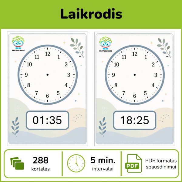 P170-laikrodis-kas-5-min-pdf Laikrodis – 288 elektroninio ir mechaninio laikrodžio pažinimo užduotys vaikams